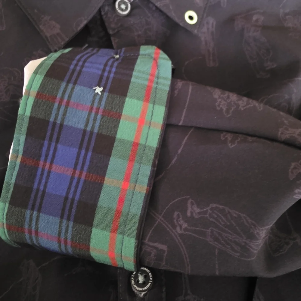 ⛳ William Murray Performance Golf Long Sleeve Button Down Shirt X-large - Picture 6 of 8